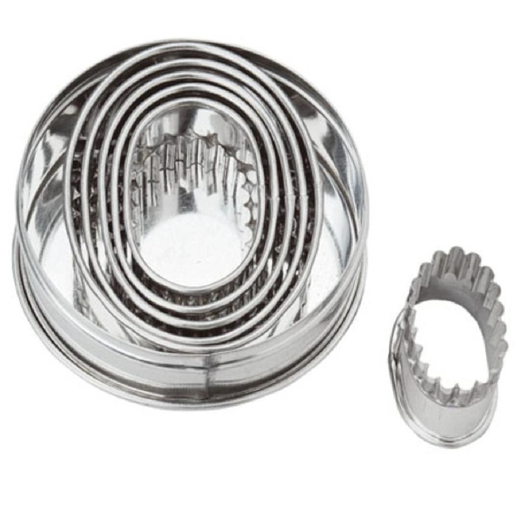 UTSTIKKER OVAL KRUSIG 12-sett