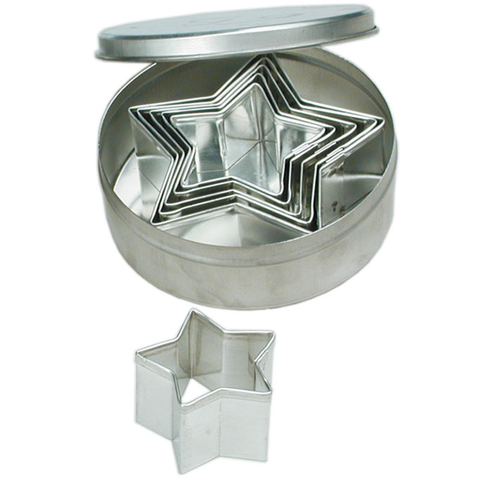 UTSTICKARE STJÄRNA 6-set