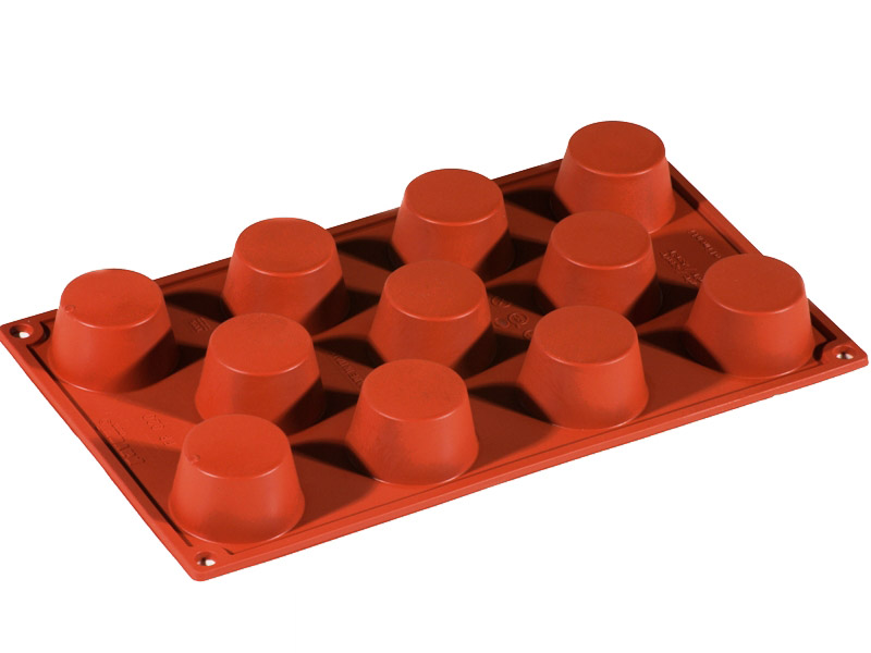 SILIKONFORM GN1/3 RUND MUFFIN 11st ø50mm 