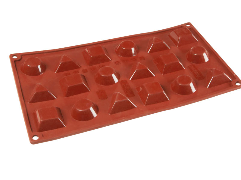 SILICONE MOULD GN1/3 MIX 18pcs 40mm
