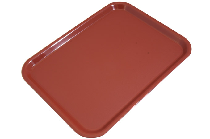 SERVING TRAY CAFÉ 28x36 Dark RED **OUTLET**