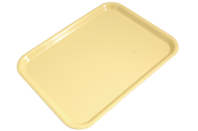 SERVING TRAY CAFÉ 28x36 YELLOW **OUTLET**