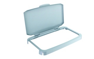 LOCK till BINGE 60L GRÅ med GÅNGJÄRN