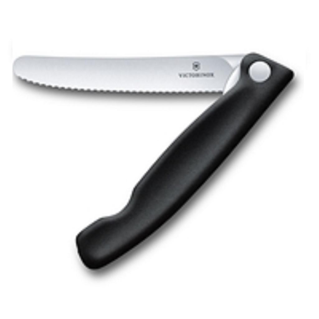 VIKBAR KNIV 110mm Tandad Rund spets VICTORINOX