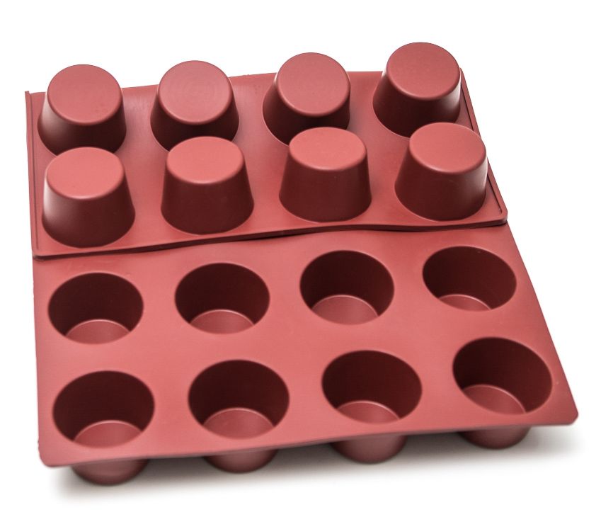 SILIKONEMÅTTE 40x60 MUFFIN 24stk ø73mm 