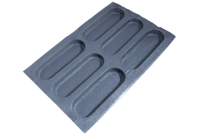 SILIKONEMÅTTE 40x60 CIABATTA 6stk 260mm 
