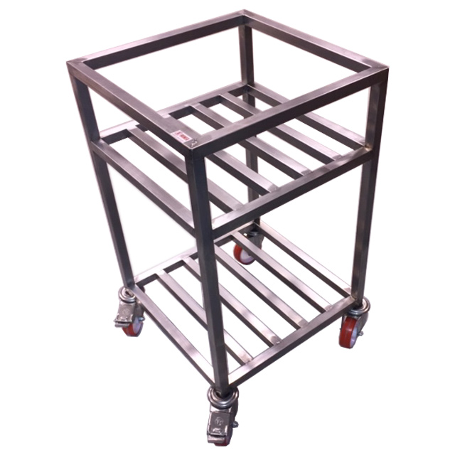 TABLE TROLLEY 47x47 2 SHELVES