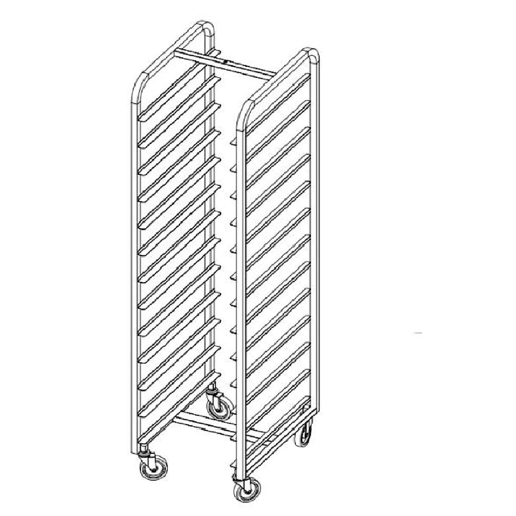 UGNSSTICK 40x60 13-gejder CHASSI H-typ