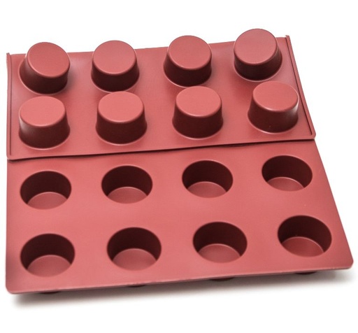 [MA-001356] SILIKONEMÅTTE 40x60 RUND 24stk ø60mm 