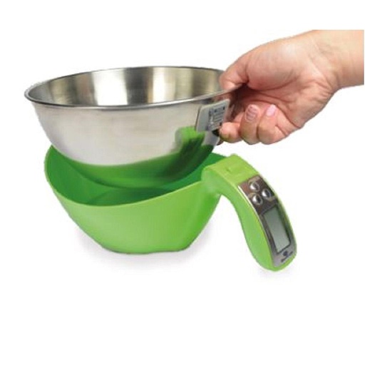 [GI-KS261027] KONTROLLVÅG 5kg/1g Baxtran Vågskål Ø210x115mm