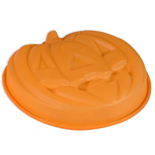 [PI-FRT128] SILICONE MOULD HALLOWEEN PUMPKIN ø240mm