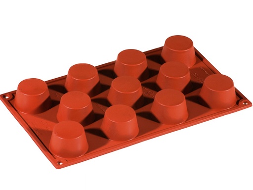 [PI-FR020] SILIKONEFORM GN1/3 RUND MUFFIN 11st ø50mm 