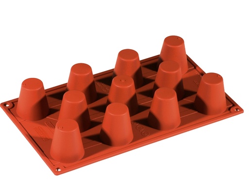 [PI-FR030] SILIKONEFORM GN1/3 RUND BABA 11st ø45mm 