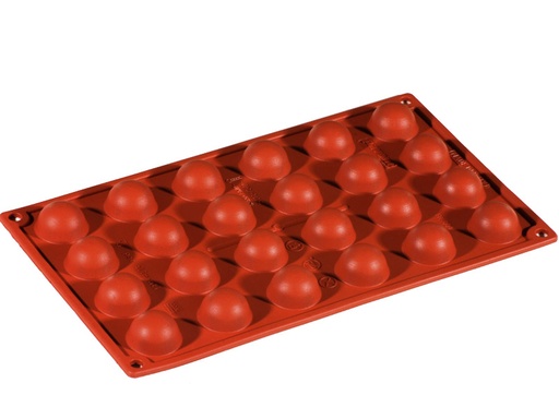 [PI-FR004] SILICONE MOULD GN1/3 HALF SPHERE 24pcs ø30mm