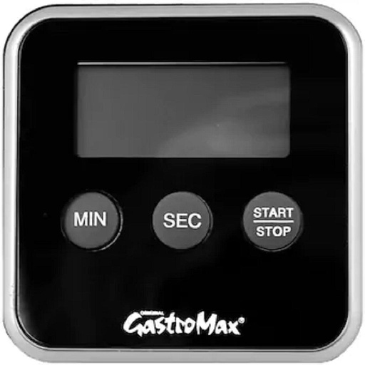 [OX-6669-1] TIMER 80mm BLACK Magnetic