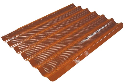 [BTRX-14725-re] FLUTED TRAY 46x61 6 BAGUETTE RilonElast