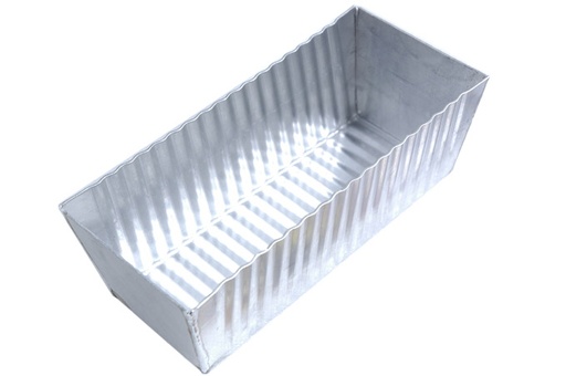 [STRX-14742] BRØDFORM 0,9L 200mm Svejsede hjørner BØLGET 