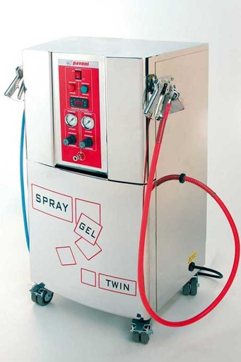 [PI-SPRAYGELTWIN/F] SPRAY GEL MACHINE Pavoni Twin/F Warm & Cold
