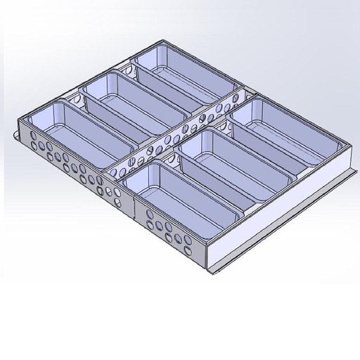 [DDRX-14794-re] FORMSÆT 50x70 6x1,7L DD-type 283mm RilonElast
