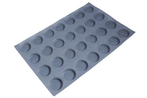 [MA-011070] SILICONE MAT  40x60 ROUND 28st ø70mm 