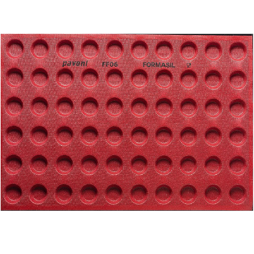 [PI-FF06] SILICONE MAT 40x60 ROUND 60pcs ø40mm