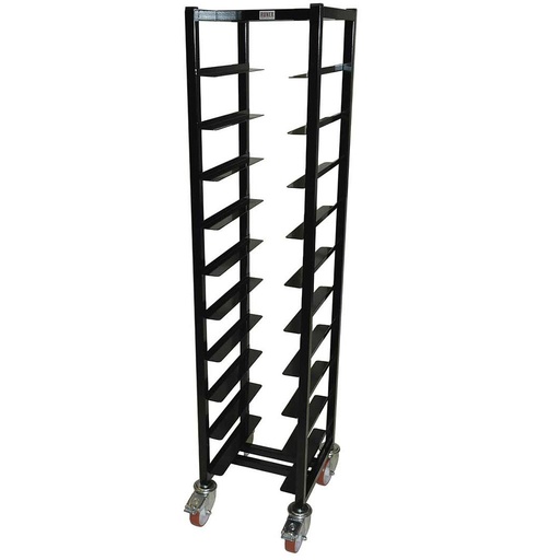 [SRRX-BV2836S] SERVERINGSBRETTSVOGN CAFÉ 28x36 10-stik SORT