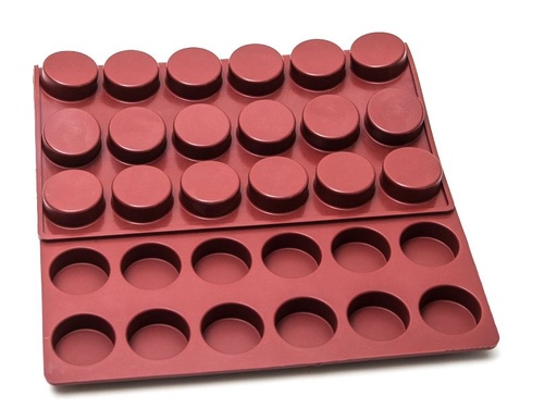 [MA-009189] SILIKONMATTE 40x60 SYLINDER 48stk ø50mm 